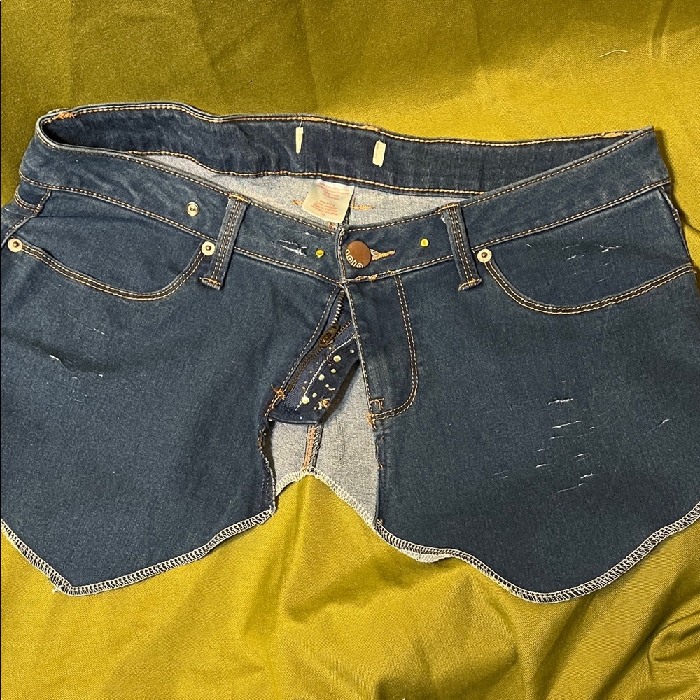 Upcycled Jean Style Corset Belt